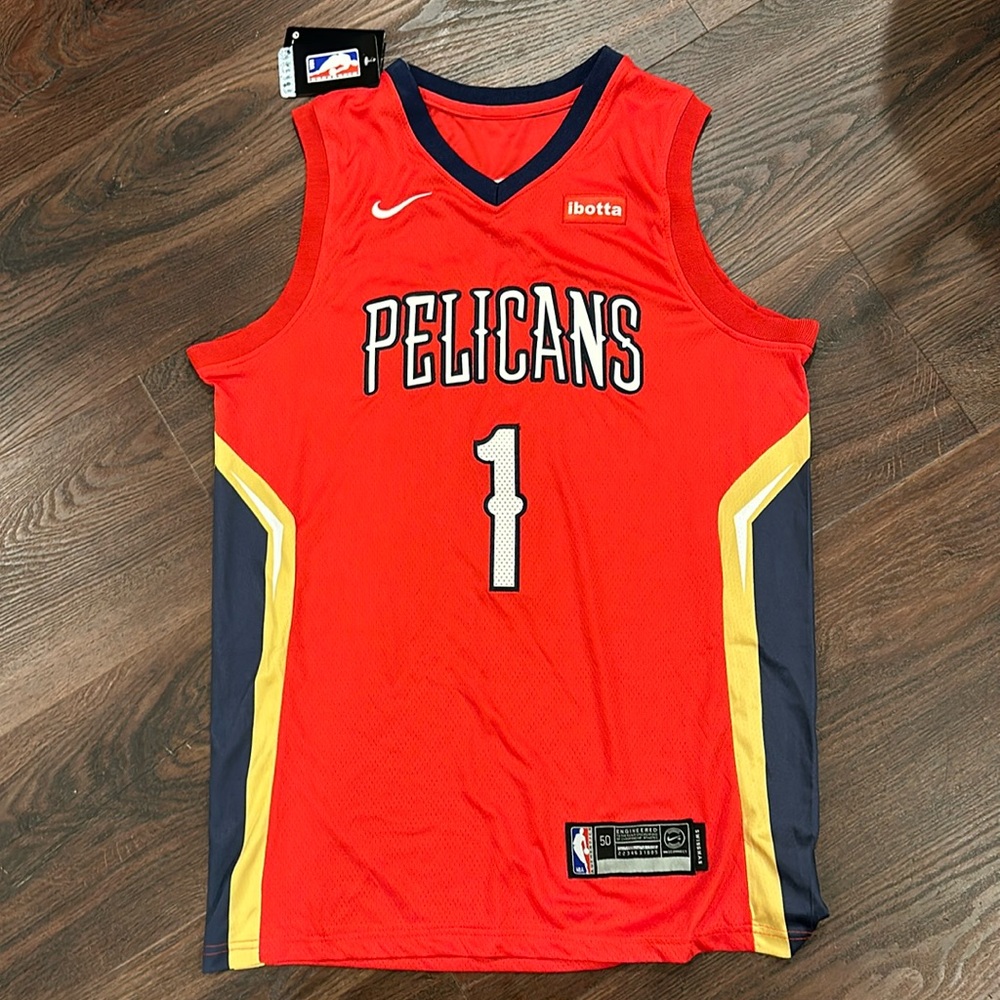 NWT Zion Williamson New Orleans Pelicans NBA Jersey Size 50 Large New